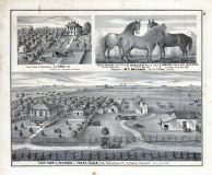 D. J. Price, W. E. Prichard, Isaac Gage, Fruit Farm, Stock, Brookfield, Ottawa, La Salle County 1876